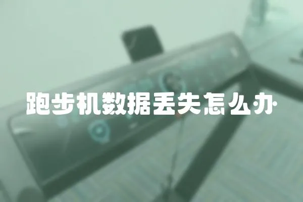 跑步機(jī)數(shù)據(jù)丟失怎么辦