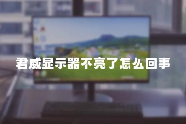 君威顯示器不亮了怎么回事