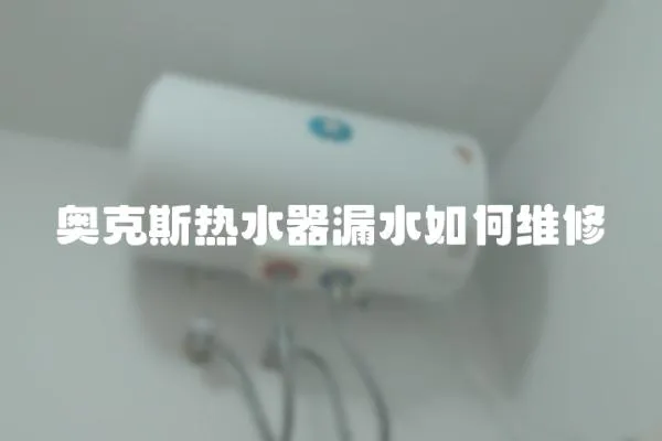 奧克斯熱水器漏水如何維修