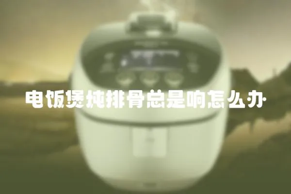 電飯煲燉排骨總是響怎么辦