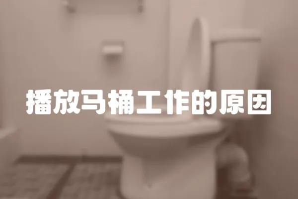 播放馬桶工作的原因