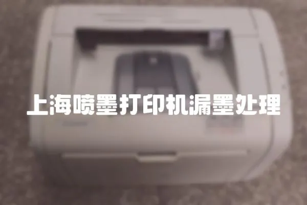 上海噴墨打印機漏墨處理