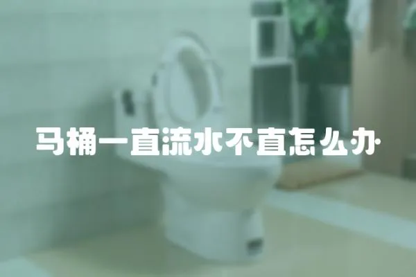 馬桶一直流水不直怎么辦
