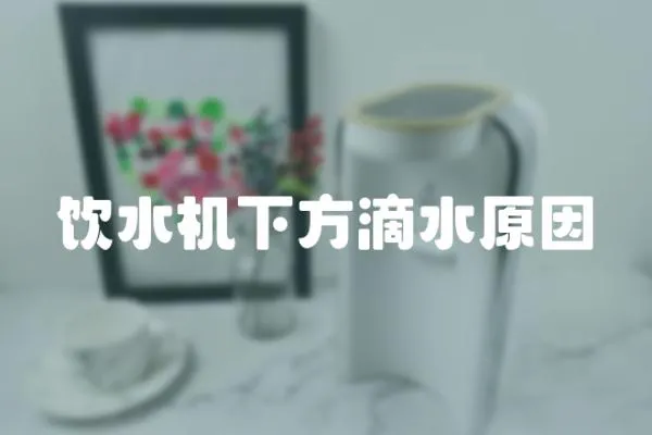 飲水機下方滴水原因