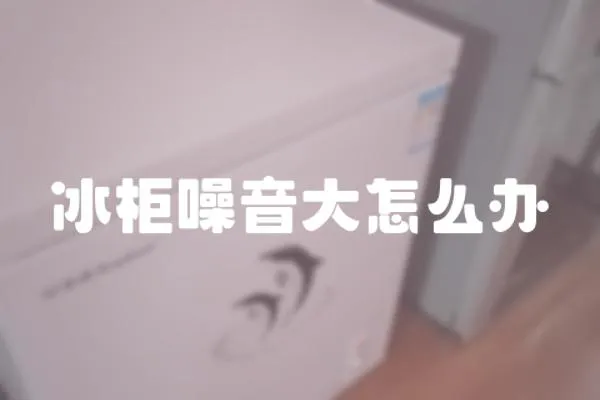 冰柜噪音大怎么辦