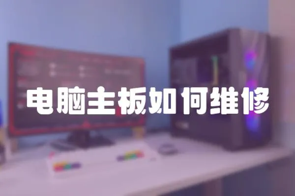 電腦主板如何維修