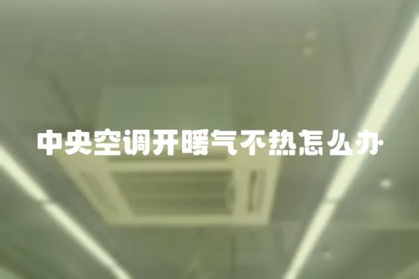 中央空調開暖氣不熱怎么辦