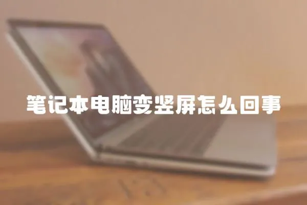 筆記本電腦變豎屏怎么回事