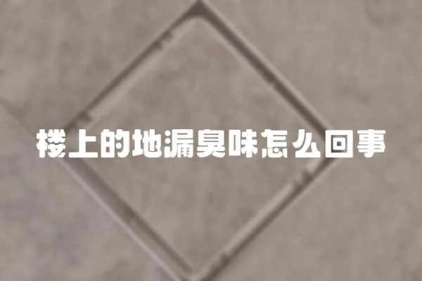 樓上的地漏臭味怎么回事