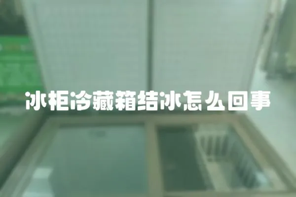 冰柜冷藏箱結冰怎么回事