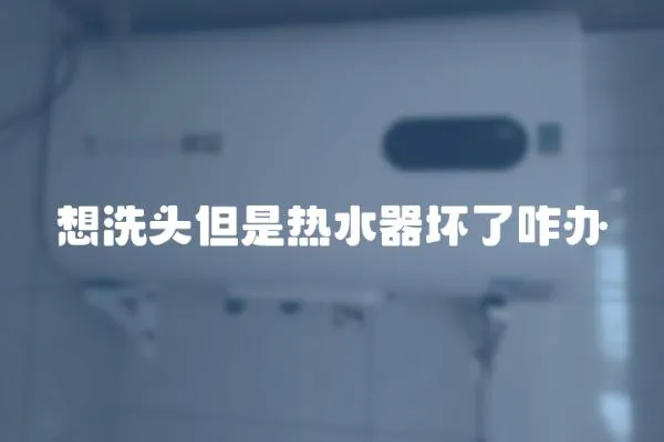 想洗頭但是熱水器壞了咋辦