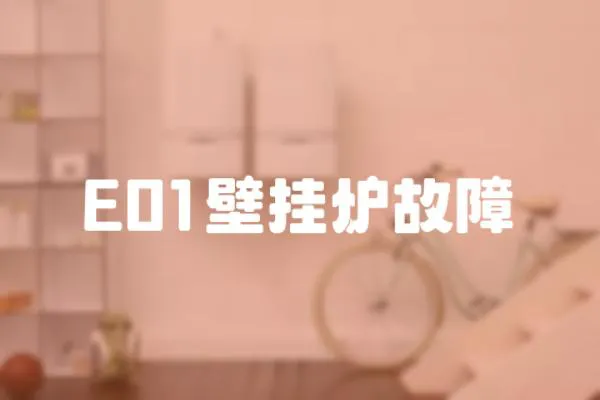 E01壁掛爐故障