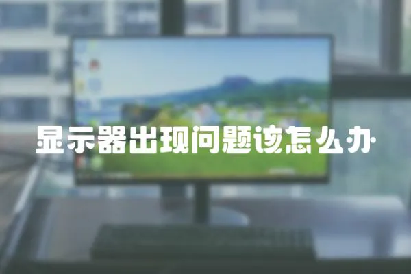 顯示器出現問題該怎么辦