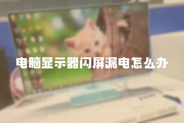 電腦顯示器閃屏漏電怎么辦