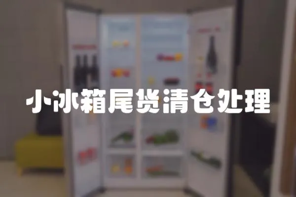 小冰箱尾貨清倉處理