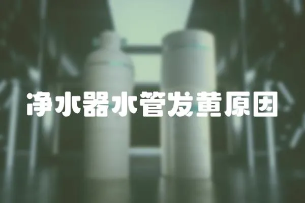 凈水器水管發黃原因