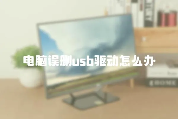 電腦誤刪usb驅(qū)動怎么辦