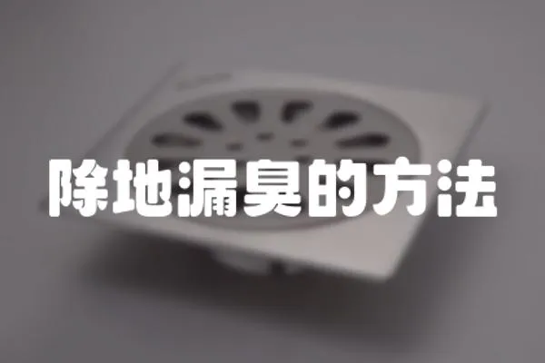 除地漏臭的方法