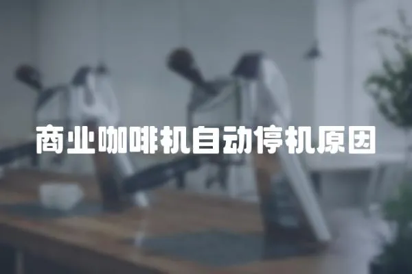 商業(yè)咖啡機自動停機原因