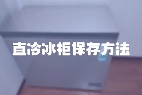 直冷冰柜保存方法