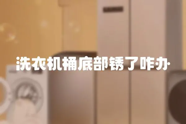 洗衣機桶底部銹了咋辦