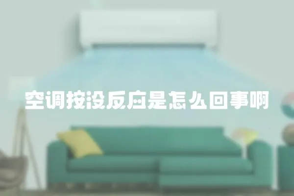 空調按沒反應是怎么回事啊