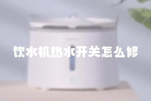 飲水機熱水開關(guān)怎么修