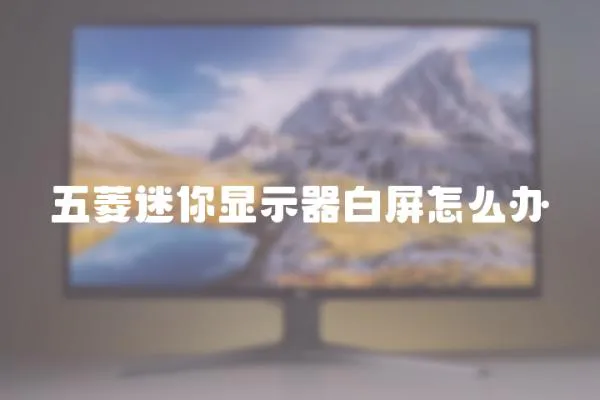 五菱迷你顯示器白屏怎么辦