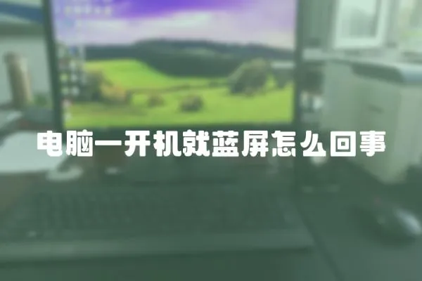 電腦一開機就藍屏怎么回事