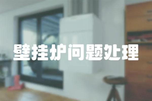 壁掛爐問題處理