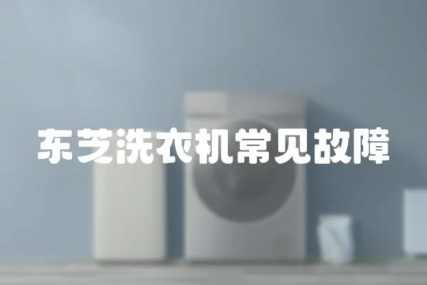 東芝洗衣機常見故障