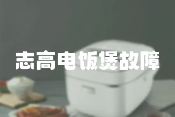 志高電飯煲故障