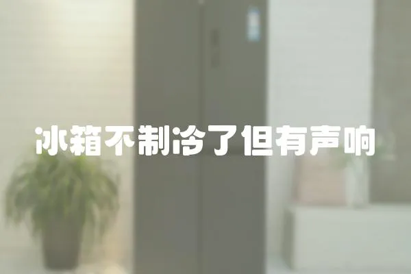 冰箱不制冷了但有聲響