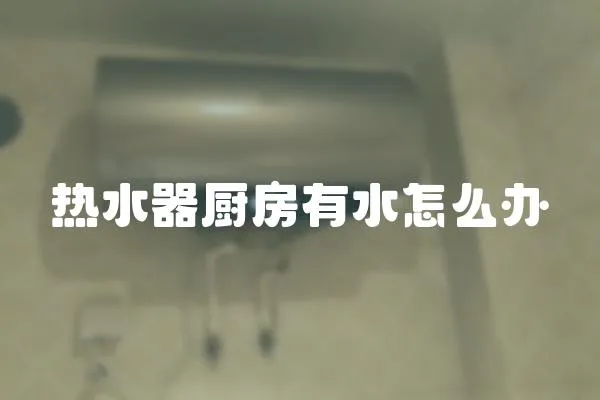 熱水器廚房有水怎么辦