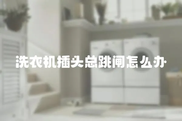洗衣機(jī)插頭總跳閘怎么辦