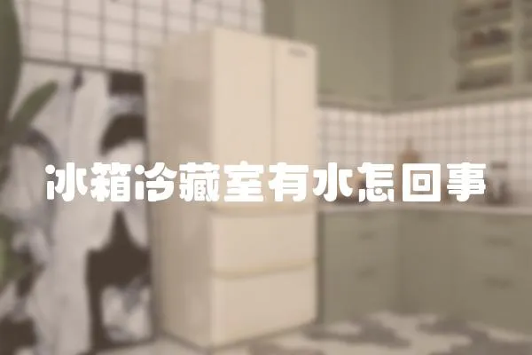 冰箱冷藏室有水怎回事
