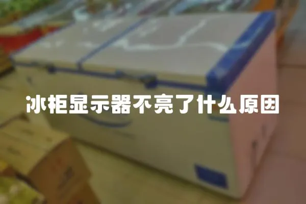 冰柜顯示器不亮了什么原因