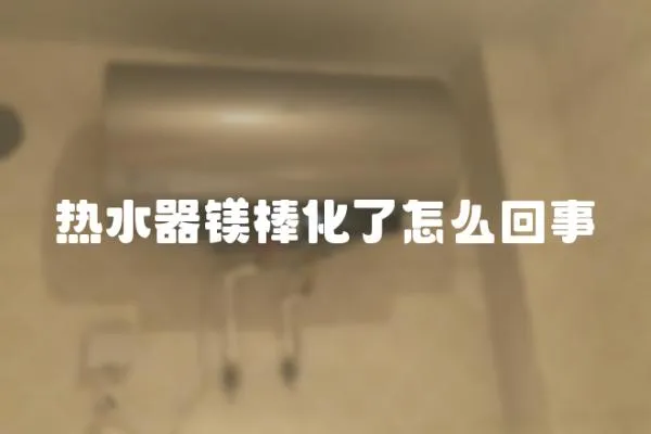 熱水器鎂棒化了怎么回事