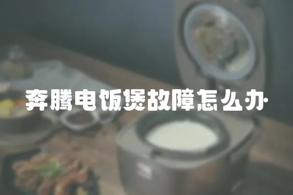 奔騰電飯煲故障怎么辦