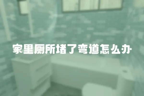 家里廁所堵了彎道怎么辦