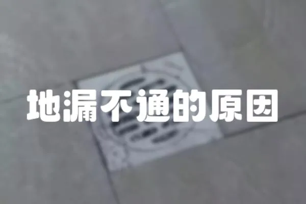 地漏不通的原因