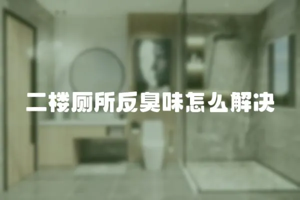 二樓廁所反臭味怎么解決