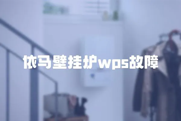 依馬壁掛爐wps故障