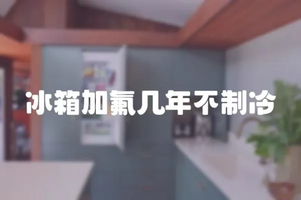 冰箱加氟幾年不制冷
