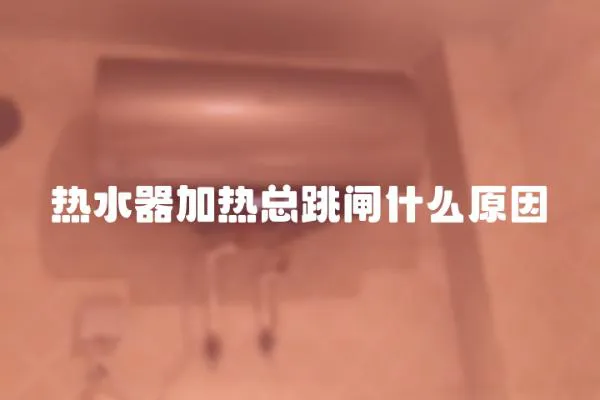 熱水器加熱總跳閘什么原因