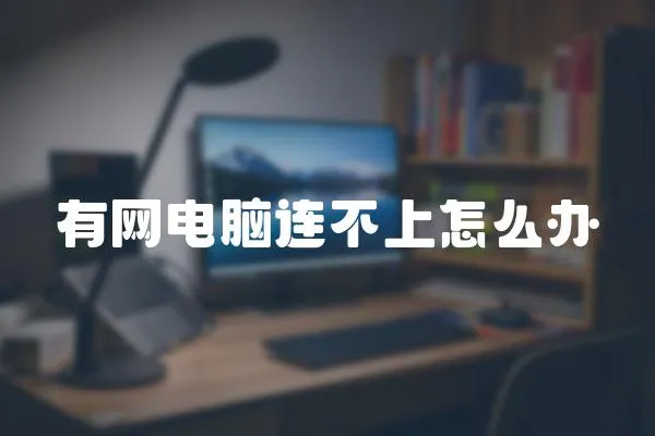 有網(wǎng)電腦連不上怎么辦