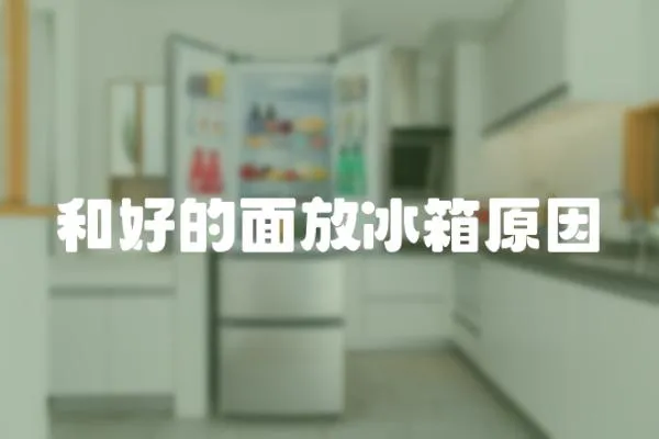 和好的面放冰箱原因