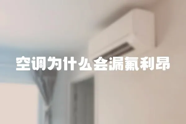 空調為什么會漏氟利昂