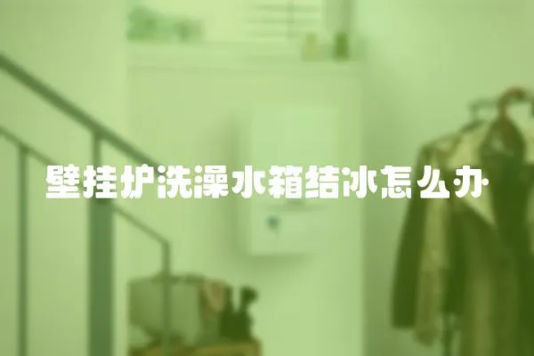 壁掛爐洗澡水箱結冰怎么辦
