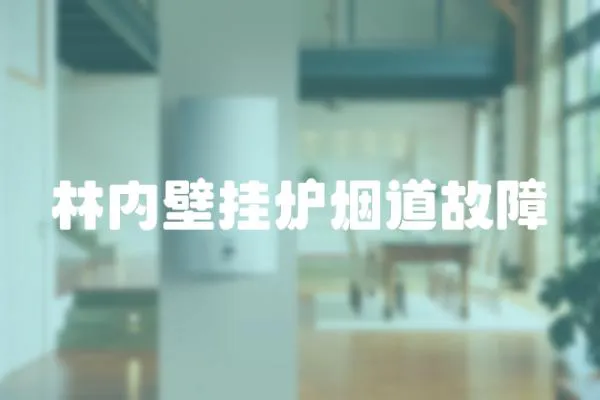 林內壁掛爐煙道故障
